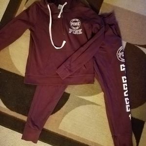 Womens PINK sweatsuit